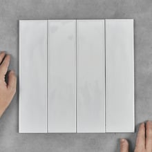 Maia Gloss White Subway Ceramic Tile
